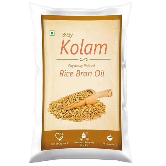 Svity Kolam Rice Bran Oil Pouch (1L) 910g