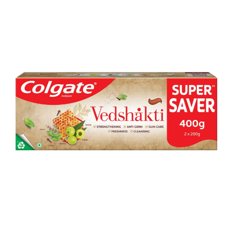 Colgate Swarna Vedshakti Toothpaste 2 X 200 gm