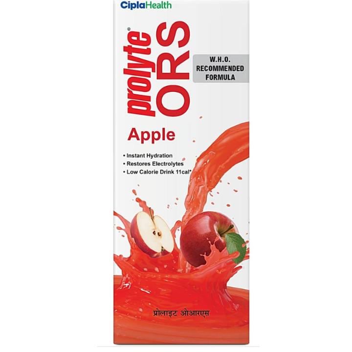 Cipla Prolyte ORS - Apple Flavour: 200 ml