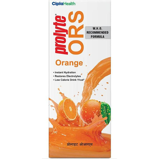 Cipla Prolyte ORS - Orange Flavour: 200 ml