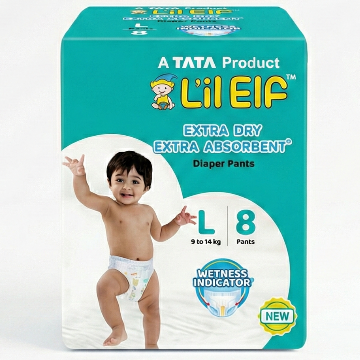 Tata Diaper Pants L 8 Pcs