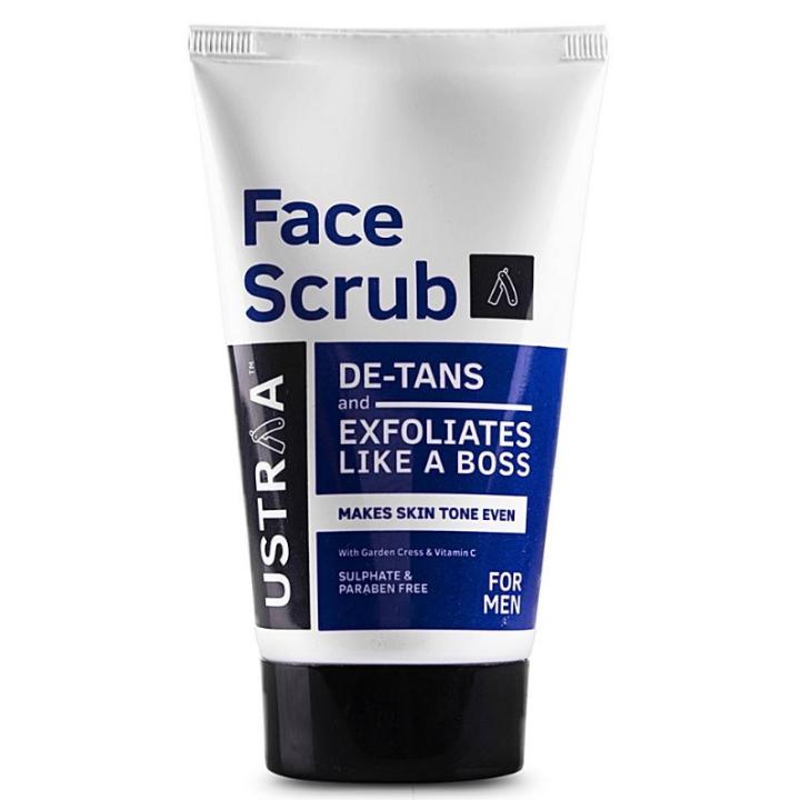 Ustraa Face Scrub De-Tan For Men (100 g)
