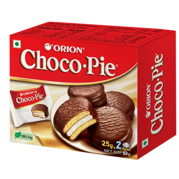 ORION Choco Pie Cream Filled Biscuit  (50 g)