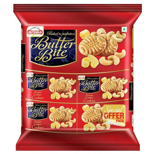 Priyagold Butter Bite Premium Cashew Cookies 200g