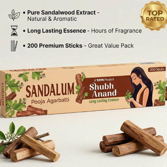 Shubh Anand Sandalum Agarbatti 80 pcs