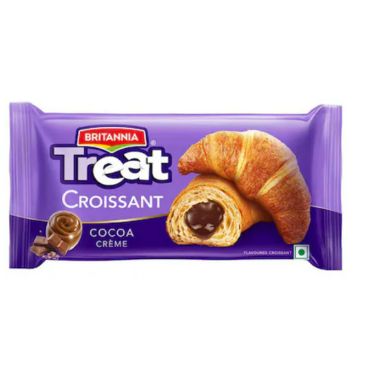 BRITANNIA Treat Share Pack Cocoa Creme Croissants  (225 g, Pack of 5)