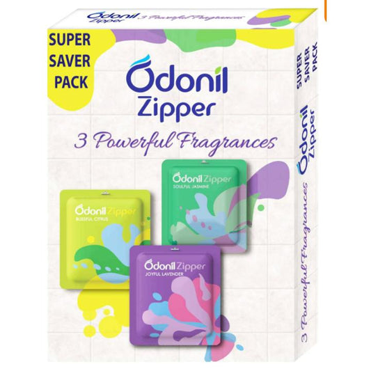 Odonil 3 Powerful Fragrances Zipper: 3x10 g