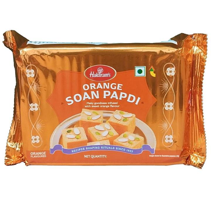 Haldiram's Orange Soan Treat: 250 g