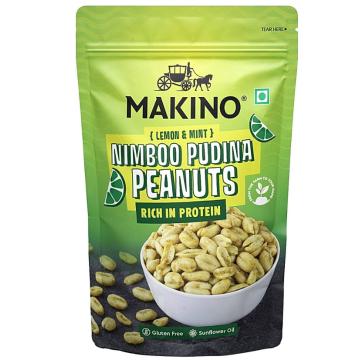 Makino Roasted Nimboo Pudina Peanuts: 150 g