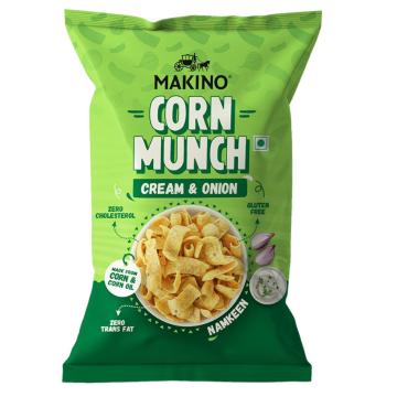 Makino Corn Cream & Onion Munch: 150 g