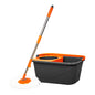 Chakaachak Eco Spin Bucket Mop - Grey & Orange
