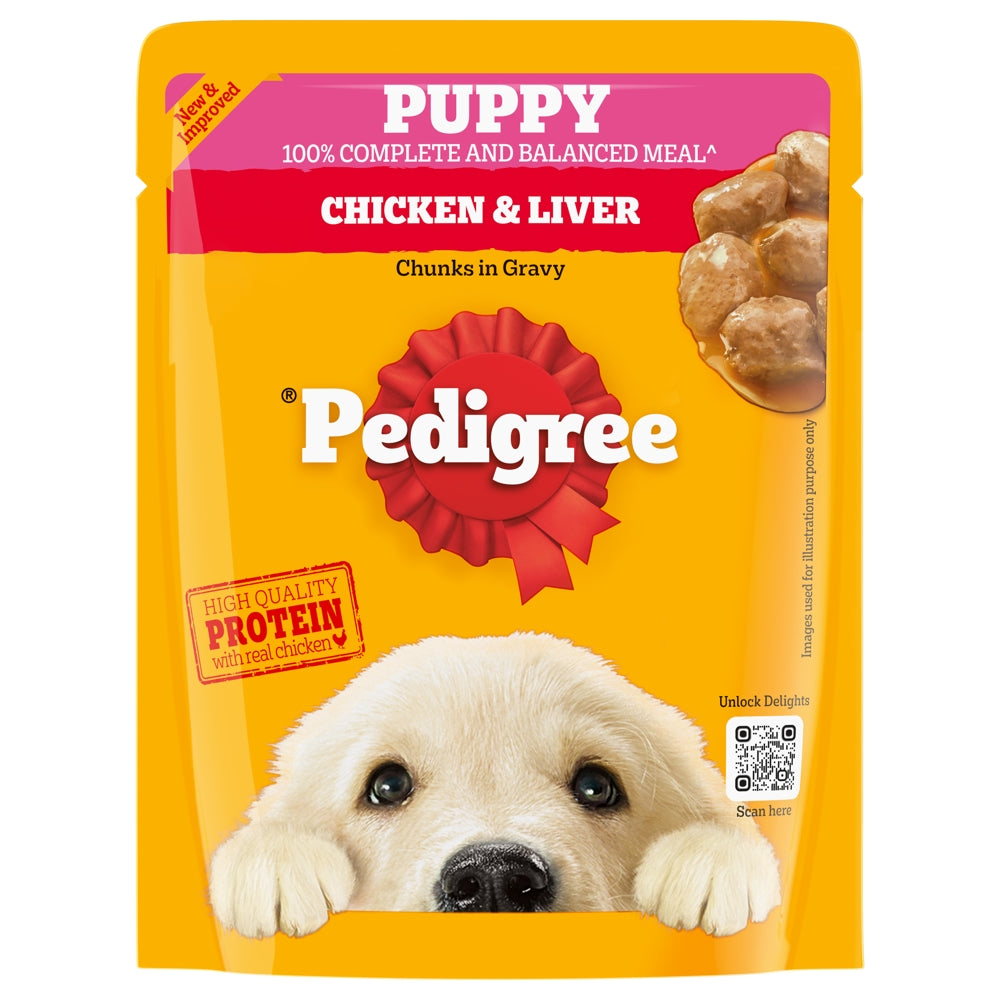 Pedigree Puppy Chicken Chunks Gravy Food - 70 g