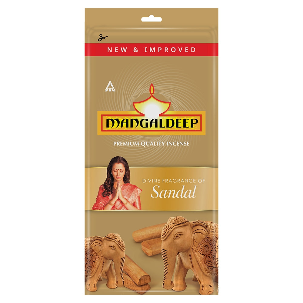 Mangaldeep Sandalwood Pooja Agarbatti - 125 g