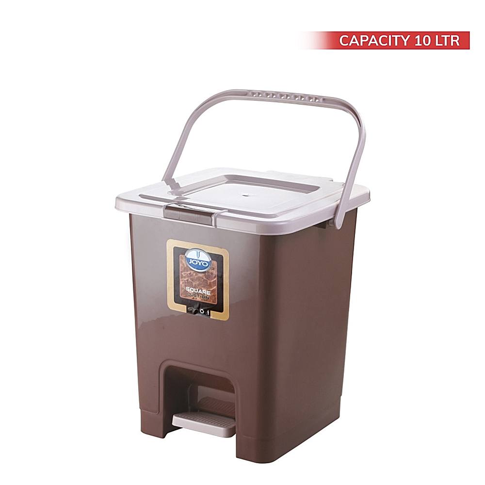 Joyo Square Pedal Dust-Bin (Brown) - 10 L - 1 U