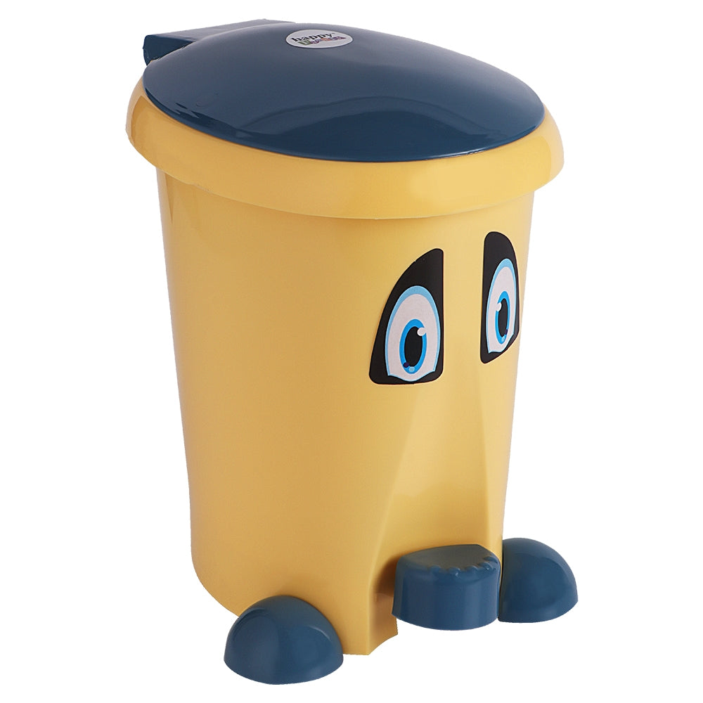 Happy Family Minto Pedal Dustbin - Yellow - 1 U