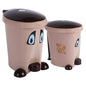 Happy Family All Clean + Minto Pedal Dustbin - Beige - 2 U