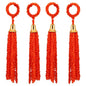Decorative Woollen Dangler - Orange - 4 U