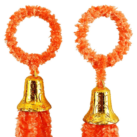 Decorative Woollen Dangler - Peach - 4 U