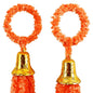 Decorative Woollen Dangler - Peach - 4 U