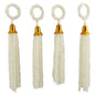 Decorative Woollen Dangler - Off White - 4 U