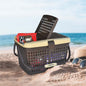 Flair Dual Carrying Multipurpose Storage Basket - Brown - 1 U
