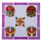 Acrylic Mina Shubh Labh Sticker D9 - 5 Pieces - 1 Unit