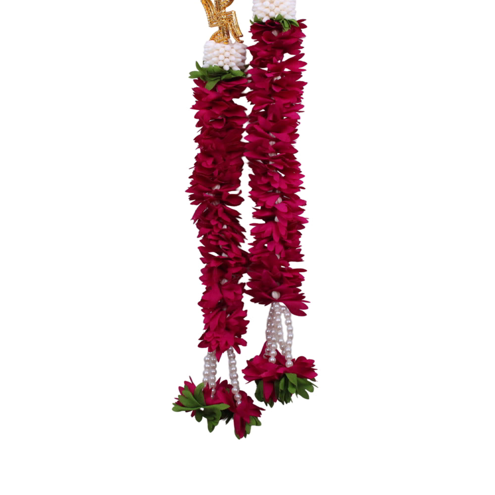 Decorative Purple Swastik Ladi 3.5 Feet Pack Of 2 - 1 Unit
