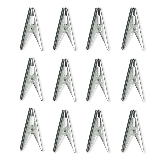 HAZEL Stainless Steel Cloth Clips - 12 U