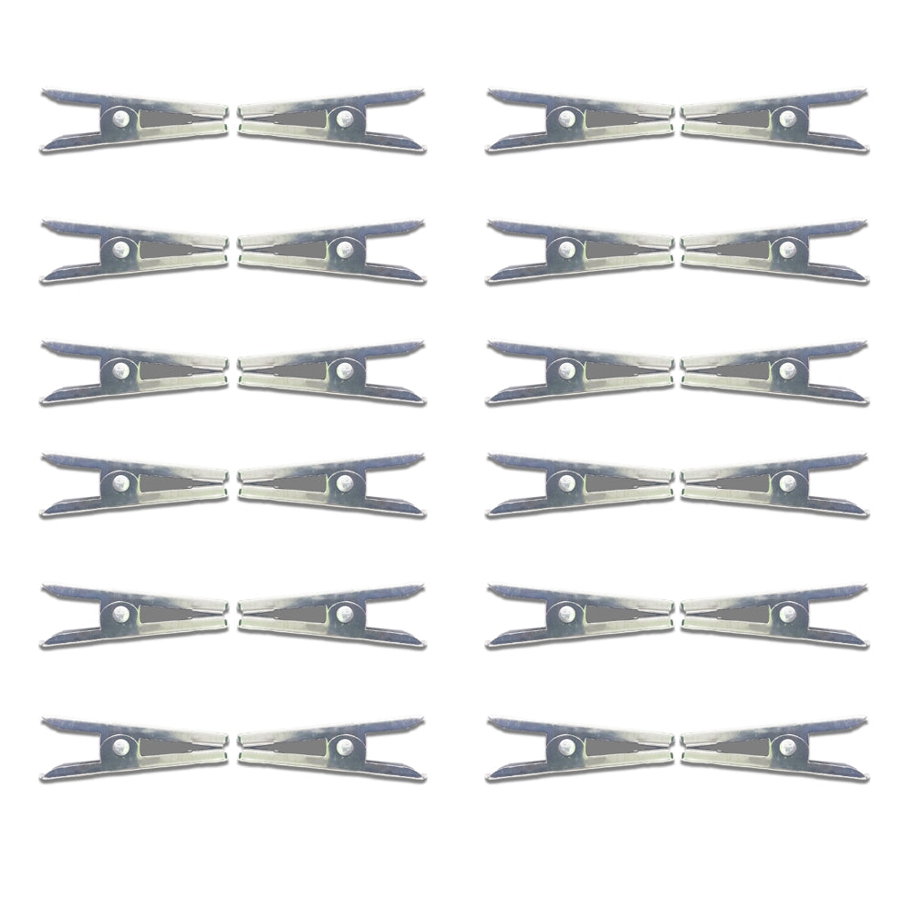 HAZEL Stainless Steel Cloth Clips - 24 U