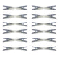 HAZEL Stainless Steel Cloth Clips - 24 U