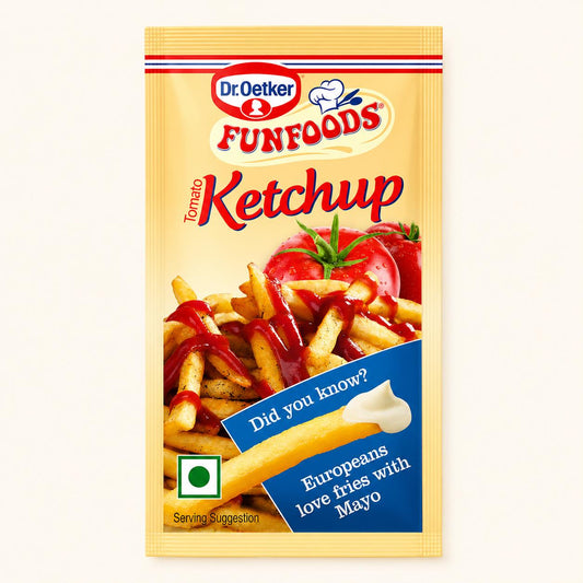 Funfoods - Tomato Ketchup Sachet (Professional), 8 gm (Pack of 100 Sachets)