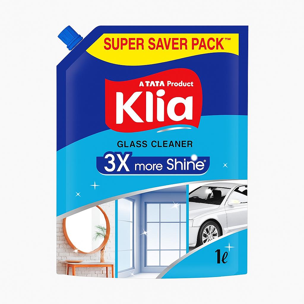 TATA Klia Glass Cleaner Refill Pouch - 1 Ltr