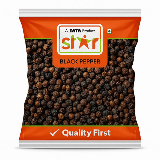 Star Whole Black Pepper 50 Gm