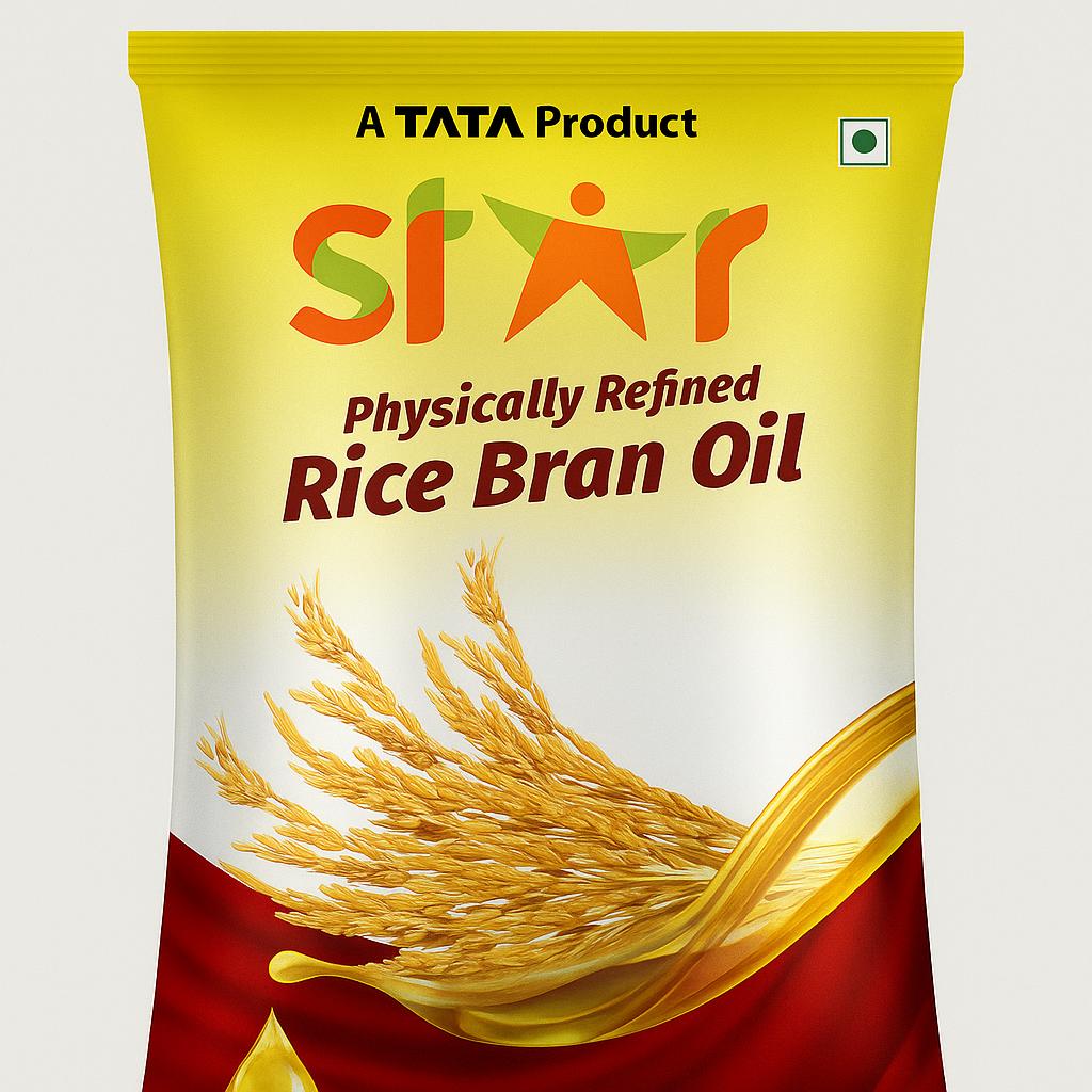 Star Rice Bran Oil Jar 5 Ltr