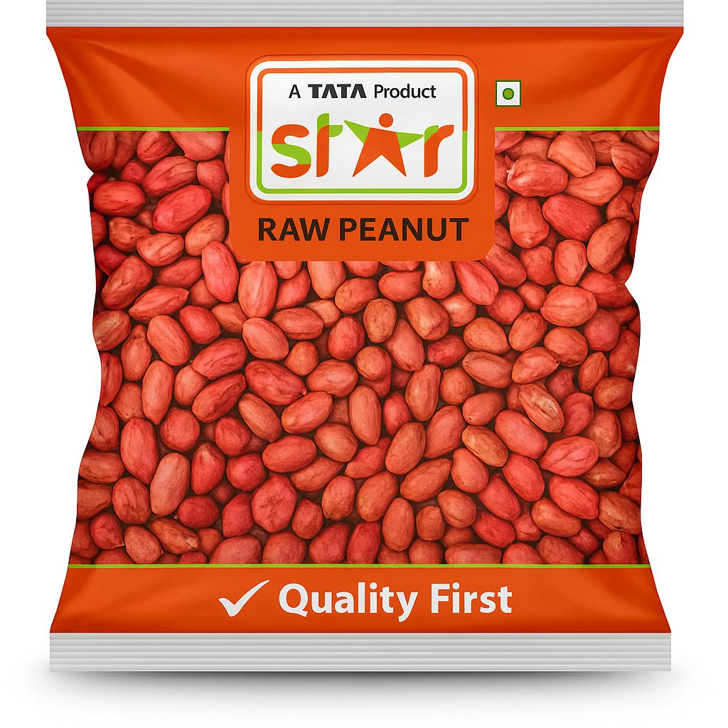 Star Raw Peanut Whole 500 Gm