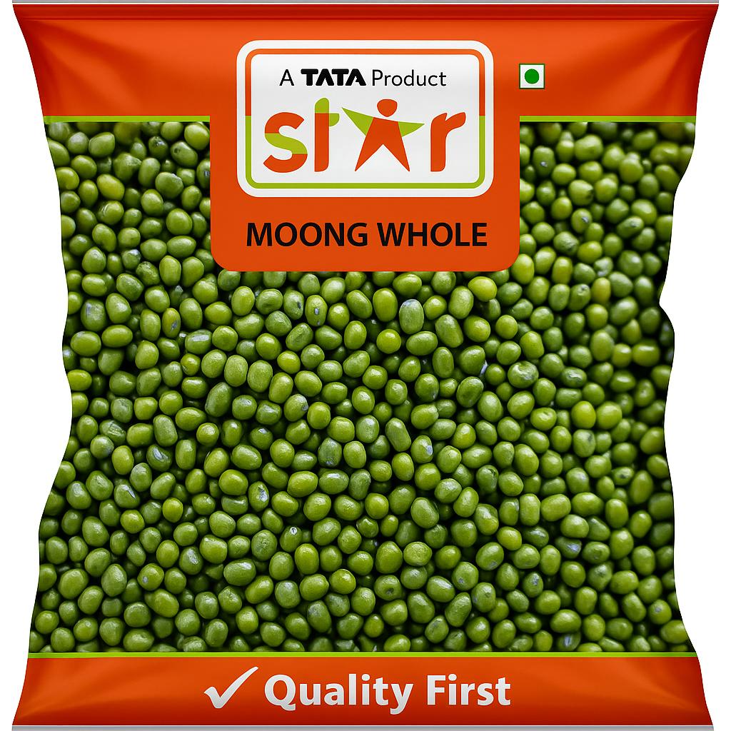 Star Green Moong Whole 500 Gm