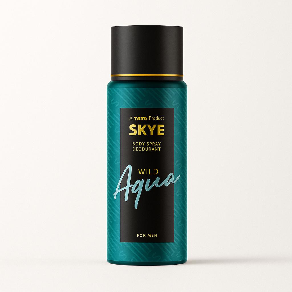 TATA Skye Wild Aqua Body Spray For Men 150 Ml