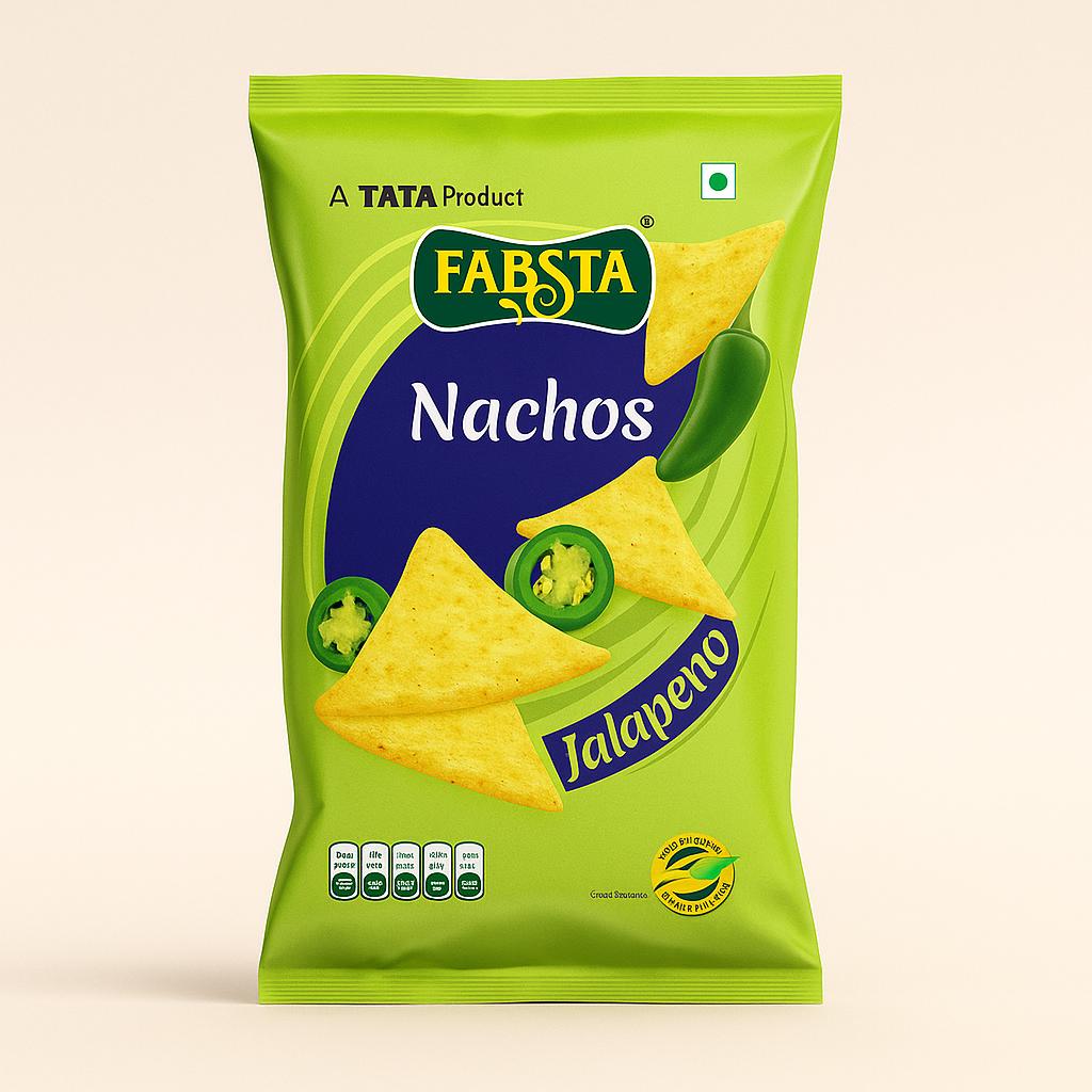 TATA Fabsta Jalapeno Nachos 130 Gm