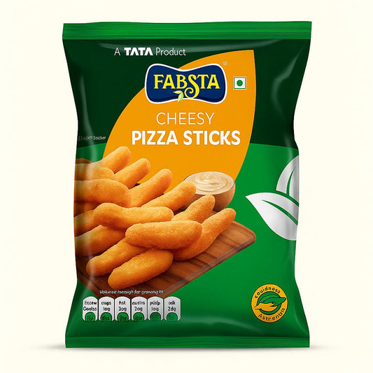 TATA Fabsta Cheesy Pizza Sticks 350 Gm
