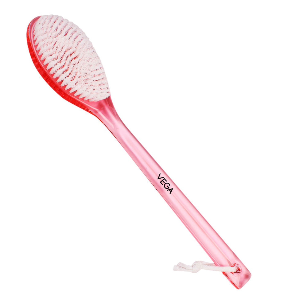 Vega New Luxury Bristle Bath Brush (BA-1/3) - Pink - 1 U