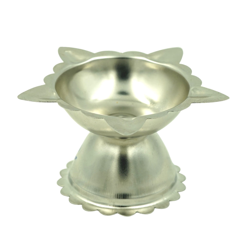 Shubhkart Nitya Steel Niraanjan Diya No. 12 - 25 g - 1 U