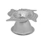 Shubhkart Nitya Steel Swastik Diya (No.12) - 19 g - 1 U