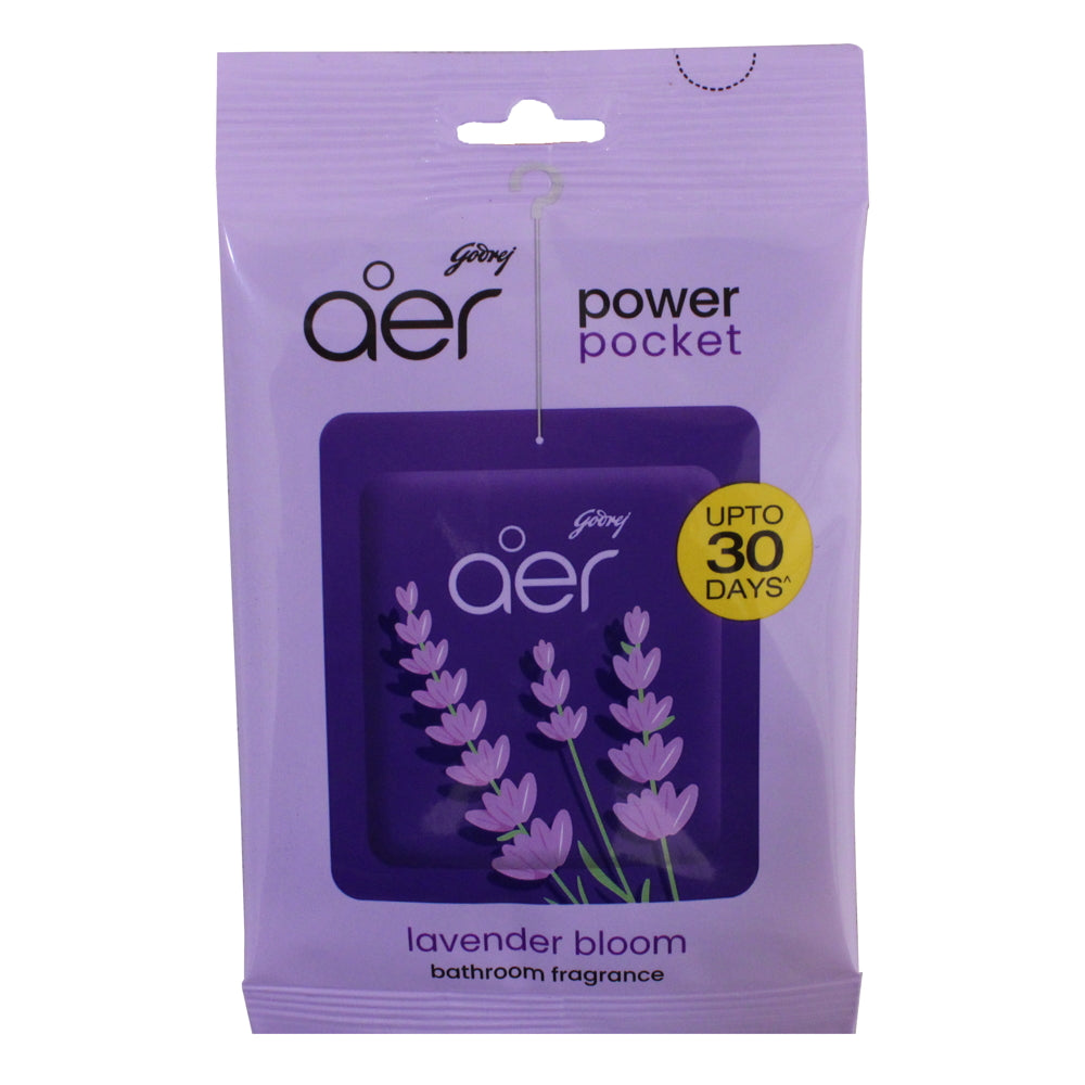 Godrej Aer Bathroom Fragrance Lavender Bloom Pocket - 10 g