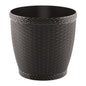 Rajesh Heritage Plastic Planter Pot - Black - 1 U