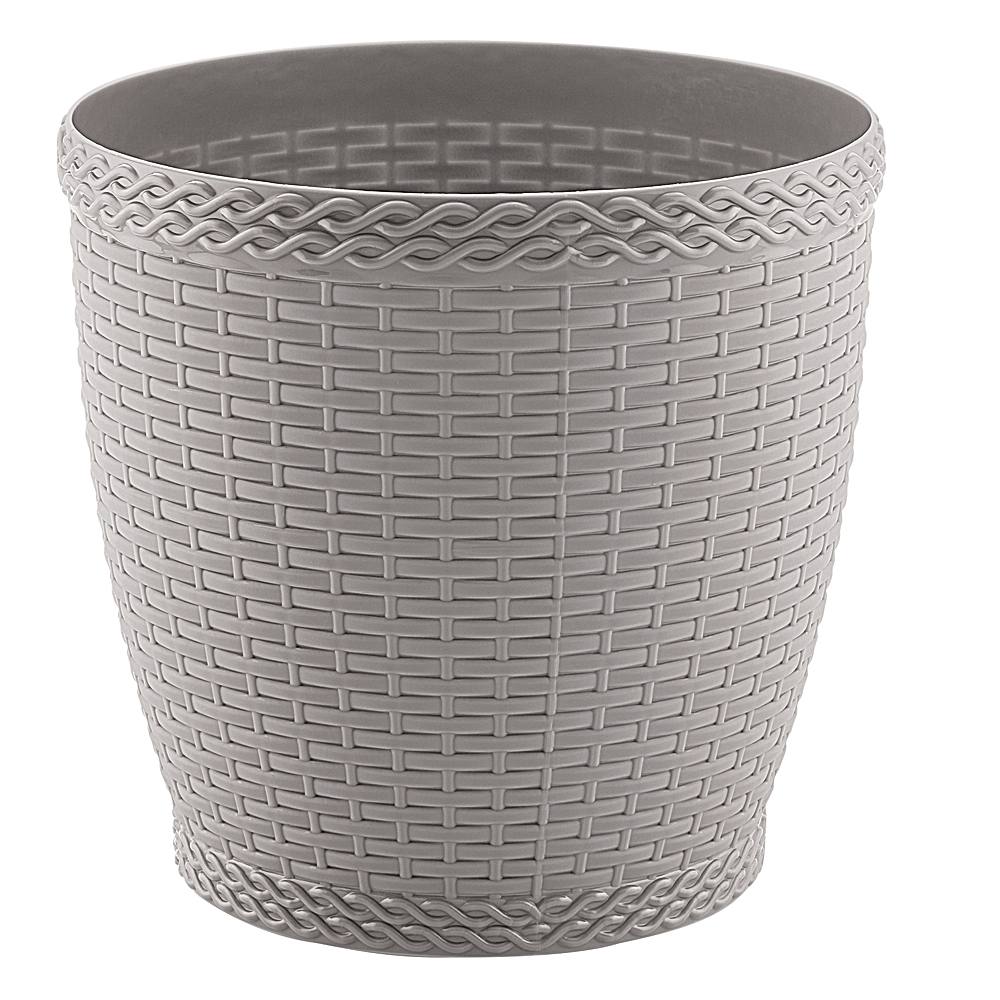 Rajesh Heritage Plastic Planter Pot - Grey - 1 U