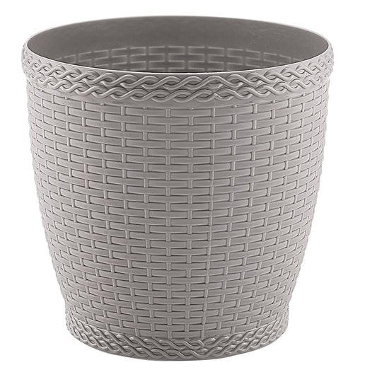 Rajesh Heritage Plastic Planter Pot - Grey - 1 U