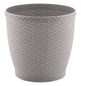 Rajesh Heritage Plastic Planter Pot - Grey - 1 U