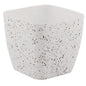 Rajesh Sterling Plastic Planter Pot (02) - White - 1 U
