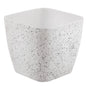 Rajesh Sterling Plastic Planter Pot (03) - White - 1 U