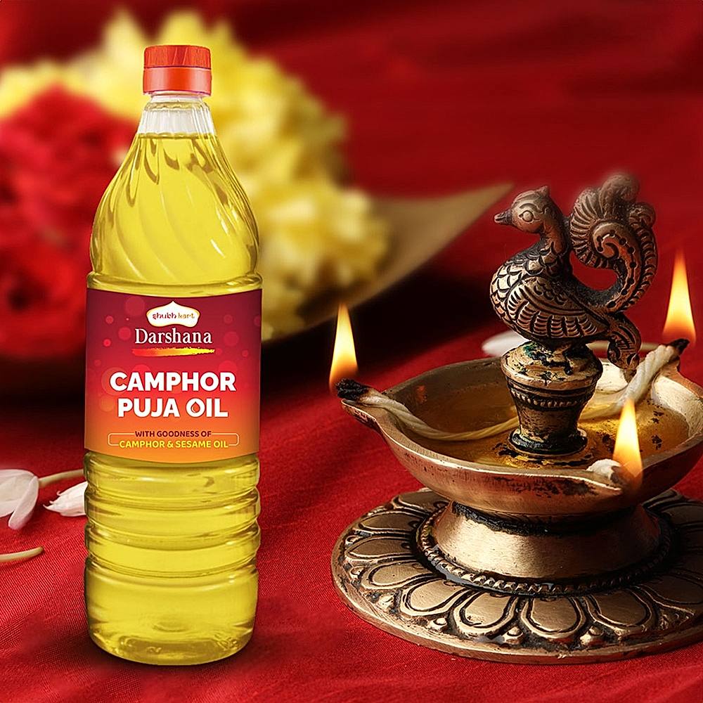 Shubhkart Darshana Camphor Puja Oil - 450 ml
